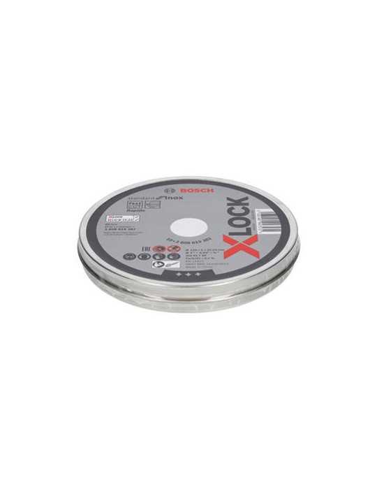 Lata Discos Corte Xlock Inoxidable 125 mm [LOTE DE 4 Unidades] BOSCH