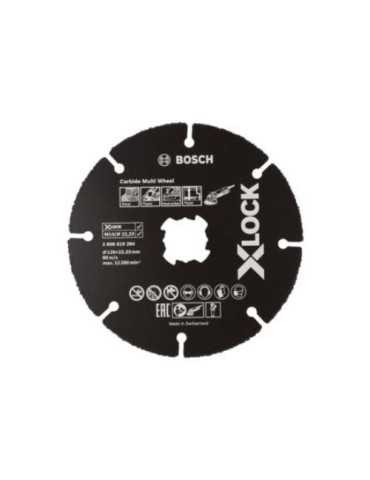 Disco Corte Multiwheel 125 X 22,23 mm X-Lock [LOTE DE 2 Unidades] BOSCH