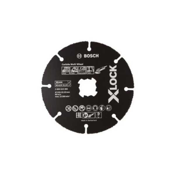 Disco Corte Multiwheel 125 X 22,23 mm X-Lock [LOTE DE 2 Unidades] BOSCH
