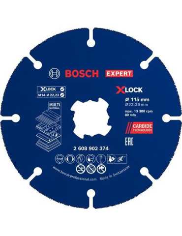 Disco Corte Multi Wheel Expert Carbide 115X22.23 [LOTE DE 2 Unidades] BOSCH
