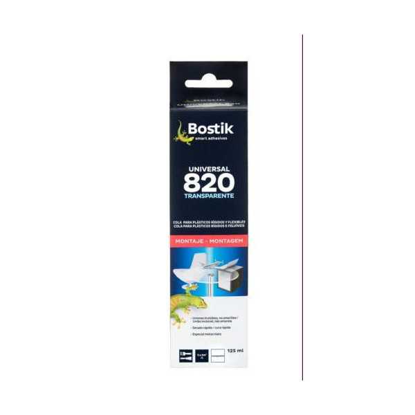 Cola Contacto Universal Transparente 125 ml 30601109 [LOTE DE 6 Unidades] BOSTIK