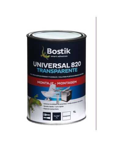 Cola Contacto Universal Transparente 1 L 30601110 [LOTE DE 2 Unidades] BOSTIK