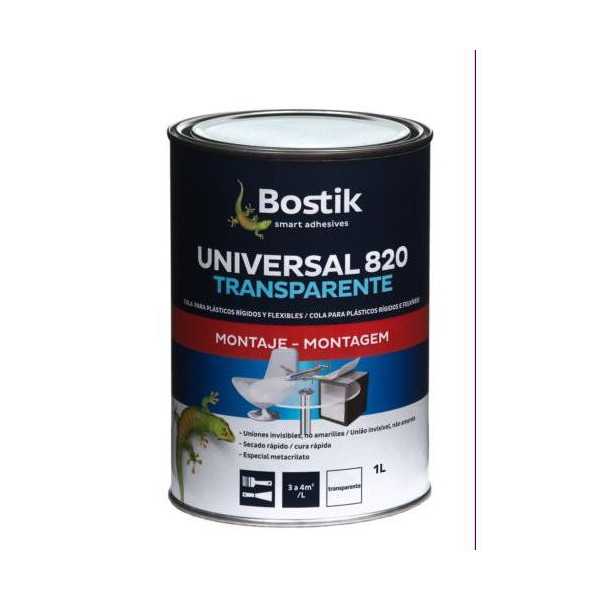 Cola Contacto Universal Transparente 1 L 30601110 [LOTE DE 2 Unidades] BOSTIK