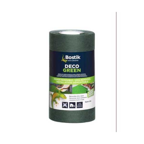 Banda Unión Adhesiva para Césped Deco Green 5M.X15MM [LOTE DE 2 Unidades] BOSTIK