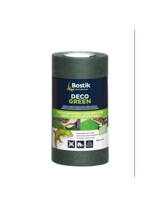 Banda Unión Adhesiva para Césped Deco Green 5M.X15MM [LOTE DE 2 Unidades] BOSTIK