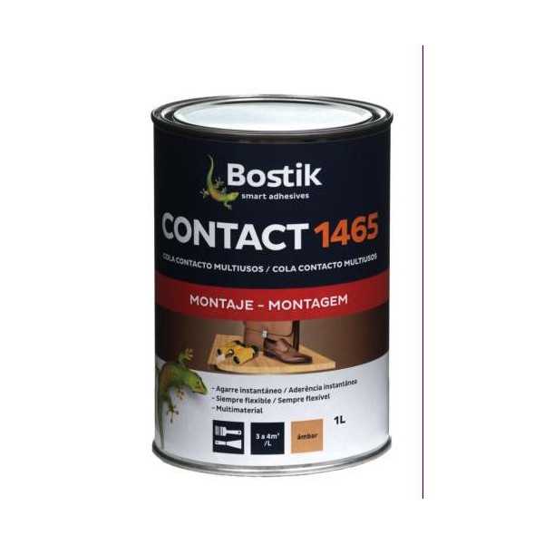 Cola Contacto Contact 1 L 30600846 [LOTE DE 4 Unidades] BOSTIK