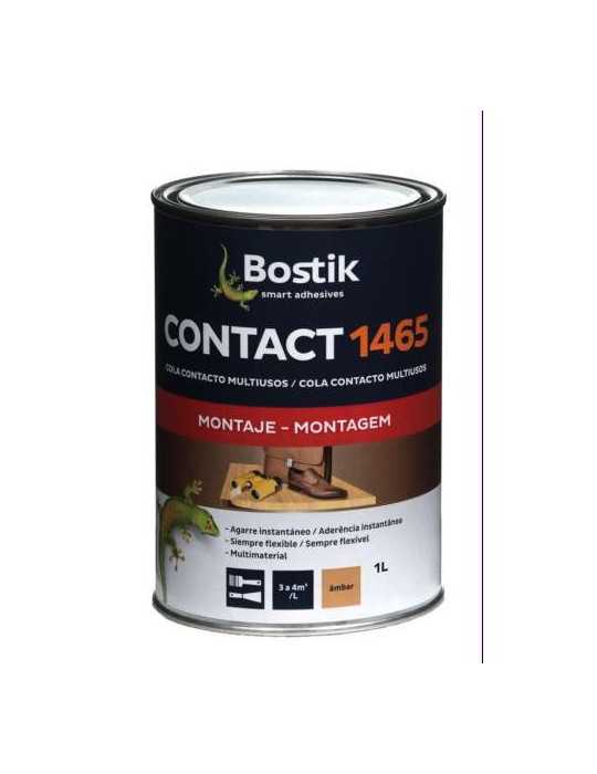 Cola Contacto Contact 1 L 30600846 [LOTE DE 4 Unidades] BOSTIK