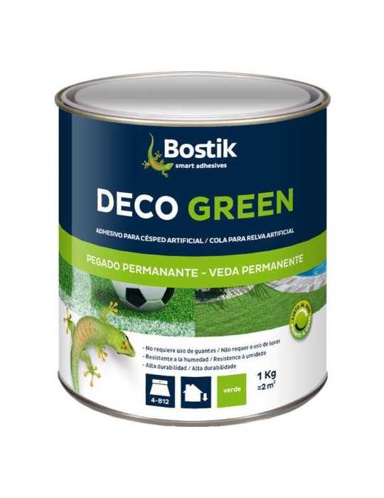 Adhesivo Césped Artificial Deco Green Bote 1 kg [LOTE DE 2 Unidades] BOSTIK