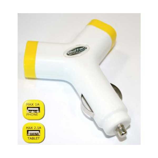 Doble Puerto USB 1+2.1 Ah 30102 [LOTE DE 2 Unidades] BOTTARI