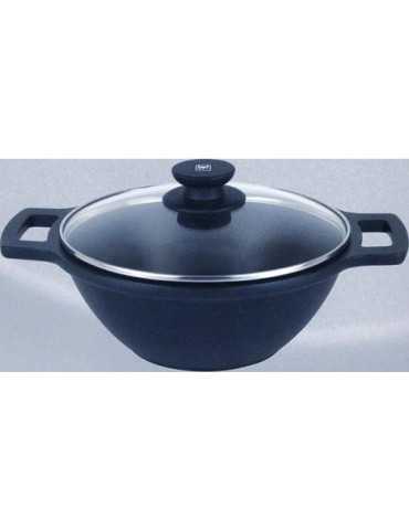Cacerola Concava al. Fundido con Tapa 28 Cm-Induc BRA