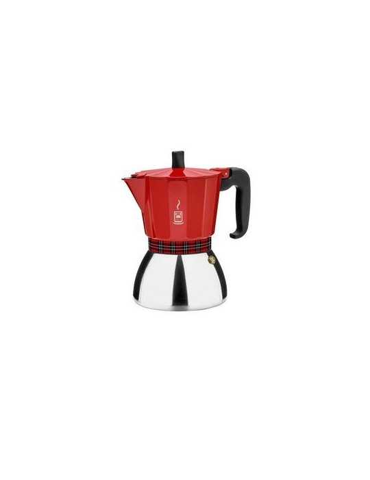 Cafetera Deluxe Induction 9 Tazas Roja BRA