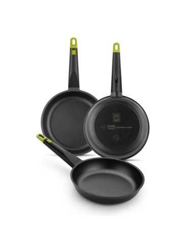 Set 3 Sartenes 18-22-26 cm Foodie A491235 BRA