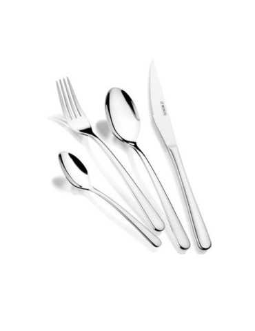 Cuberteria 24 Pzas. con Cuchillo Chuletero Pisa BRA
