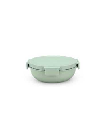 Taper Redondo HERMETICO,1,3L Plástico, Jade Green [LOTE DE 2 Unidades] BRABANTIA