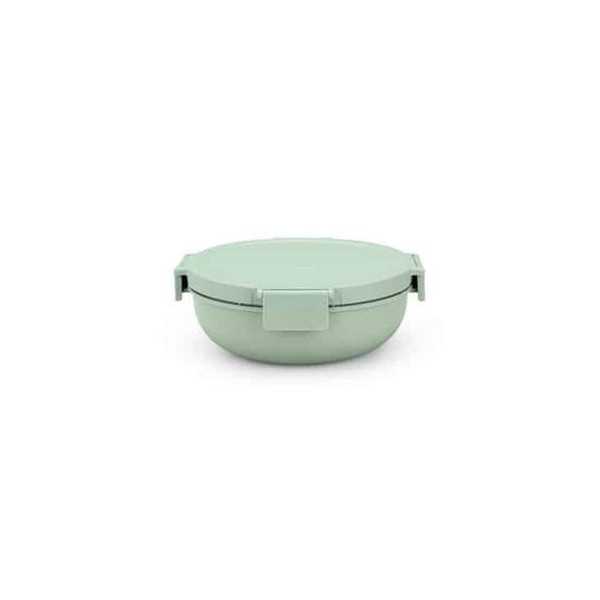 Taper Redondo HERMETICO,1,3L Plástico, Jade Green [LOTE DE 2 Unidades] BRABANTIA