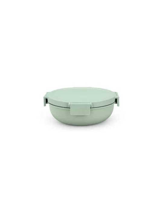 Taper Redondo HERMETICO,1,3L Plástico, Jade Green [LOTE DE 2 Unidades] BRABANTIA
