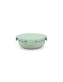 Taper Redondo HERMETICO,1,3L Plástico, Jade Green [LOTE DE 2 Unidades] BRABANTIA
