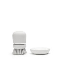 Cepillo Fregaplatos con Dispensador Jabón Gris Claro [LOTE DE 2 Unidades] BRABANTIA