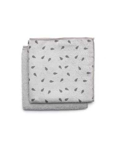 Set 2 Paños de Cocina Microfibra 30X30CM Gris [LOTE DE 14 Unidades] BRABANTIA