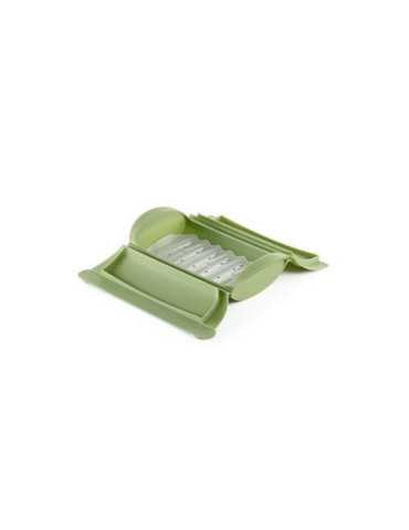 Estuche de Vapor con Bandeja 2 Personas Color Verde [LOTE DE 2 Unidades] BRABANTIA