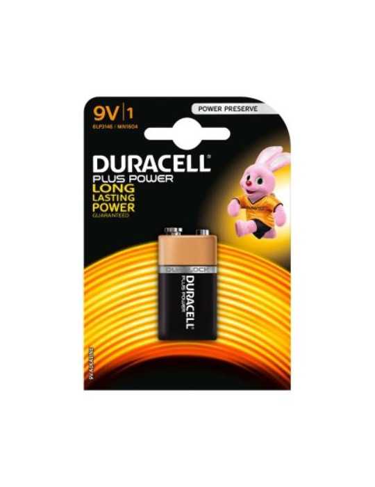 Pila Alcalina Plus Power 9 V PP 1 Unidad [LOTE DE 8 Unidades] BRAUN