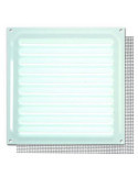 Rejilla con Mosquitera 15X15 cm Blanco B73015D [LOTE DE 10 Unidades] BRINOX