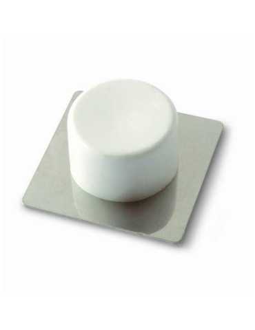 Tope Puerta Adh. acero Inoxidable Blanco B90010B [LOTE DE 12 Unidades] BRINOX