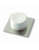 Tope Puerta Adh. acero Inoxidable Blanco B90010B [LOTE DE 12 Unidades] BRINOX