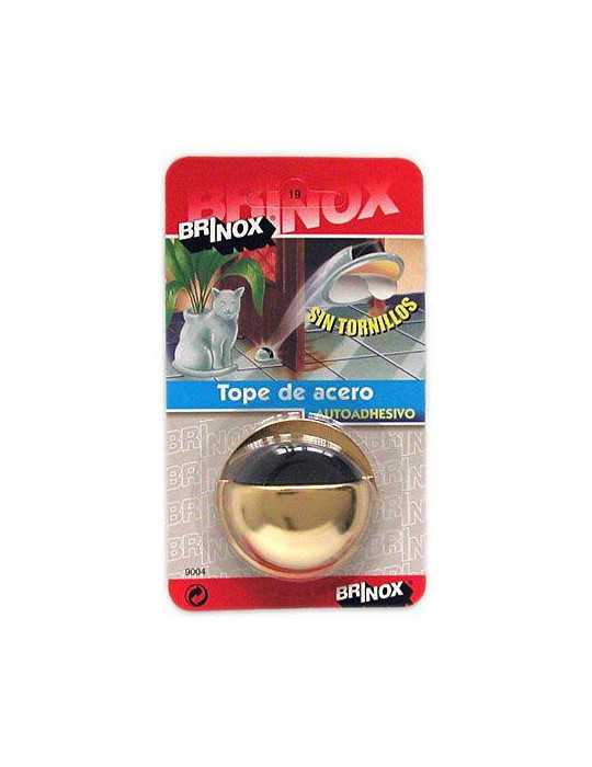 Tope Puerta Adh. acero Dorado B90040K [LOTE DE 6 Unidades] BRINOX