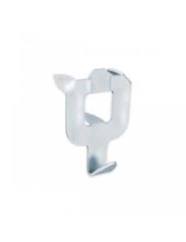 Gancho Cuelga Cuadros Blanco. Blister 8 Uds [LOTE DE 18 Unidades] BRINOX