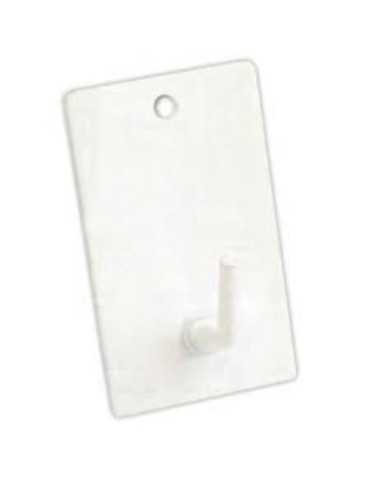 Percha Mediana Adhesiva Lacado Blanco (BL-3UND) [LOTE DE 10 Unidades] BRINOX