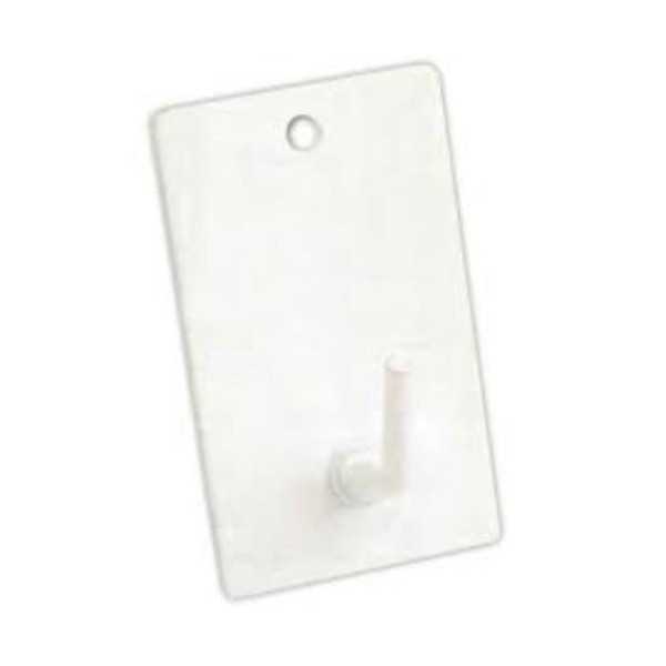 Percha Mediana Adhesiva Lacado Blanco (BL-3UND) [LOTE DE 10 Unidades] BRINOX