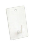 Percha Mediana Adhesiva Lacado Blanco (BL-3UND) [LOTE DE 10 Unidades] BRINOX