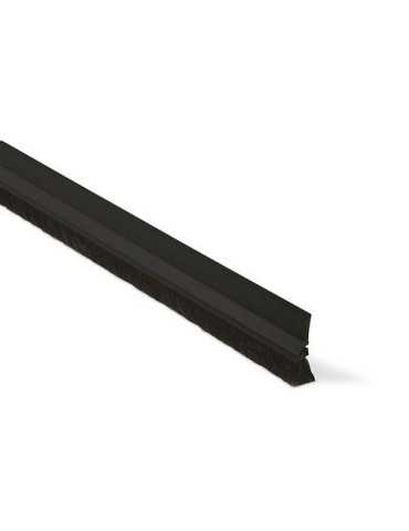 Burlete Suelo Desnivelado Pelo 100CM 18MM Negro [LOTE DE 4 Unidades] BRINOX