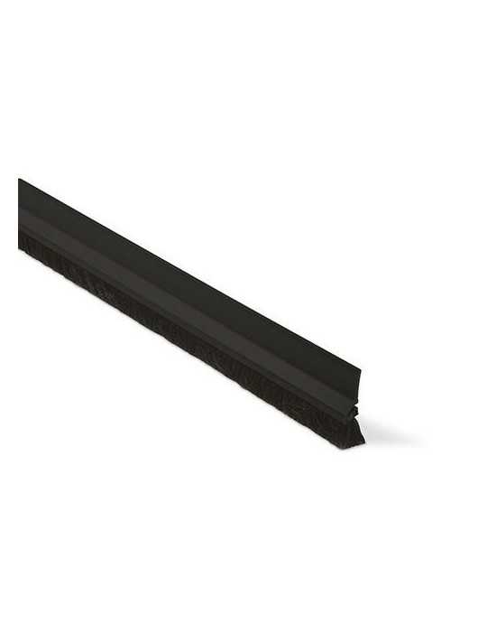 Burlete Suelo Desnivelado Pelo 100CM 18MM Negro [LOTE DE 4 Unidades] BRINOX