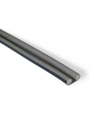 Burlete Doble Bajo Puerta Espuma 95CM Gris [LOTE DE 8 Unidades] BRINOX