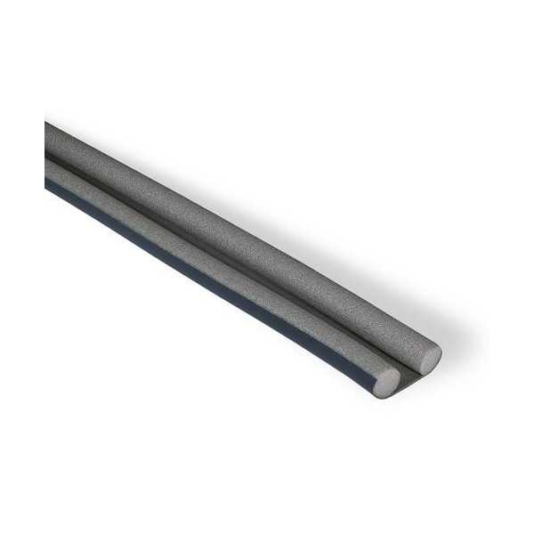 Burlete Doble Bajo Puerta Espuma 95CM Gris [LOTE DE 8 Unidades] BRINOX