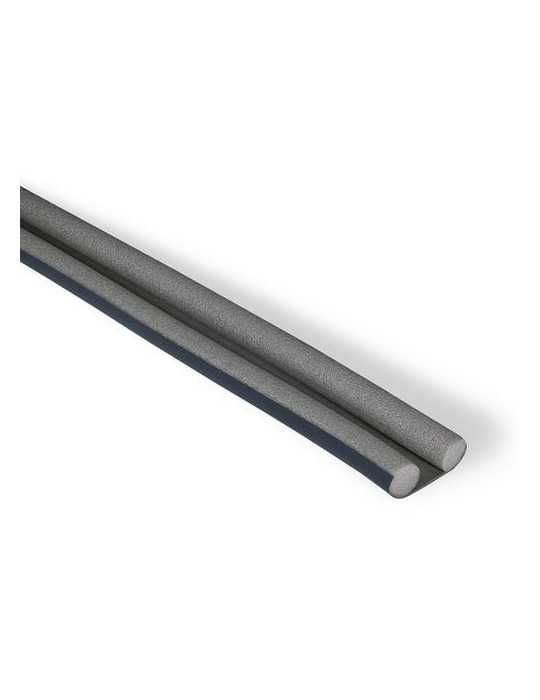 Burlete Doble Bajo Puerta Espuma 95CM Gris [LOTE DE 8 Unidades] BRINOX