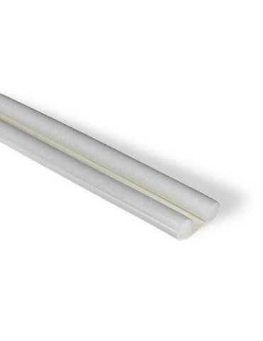 Burlete Doble Bajo Puerta Espuma 95CM Blanco [LOTE DE 8 Unidades] BRINOX