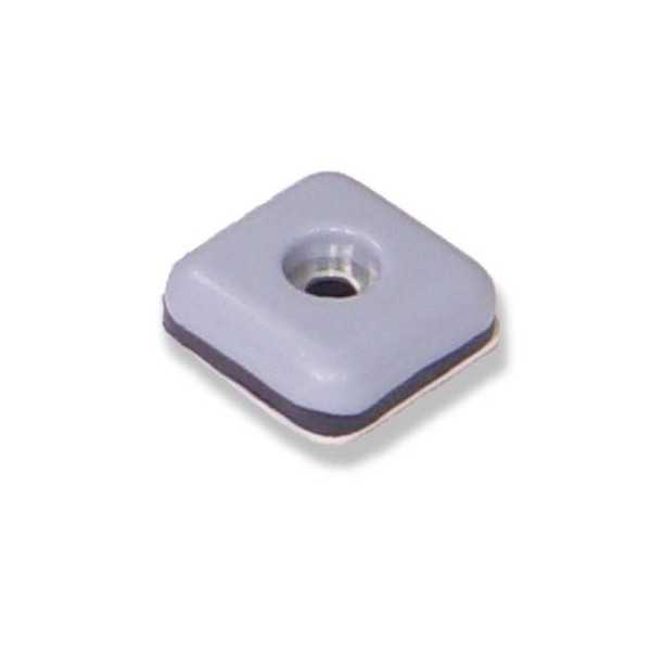 Deslizadores para Muebles 24X24MM Gris 8 Uds [LOTE DE 6 Unidades] BRINOX