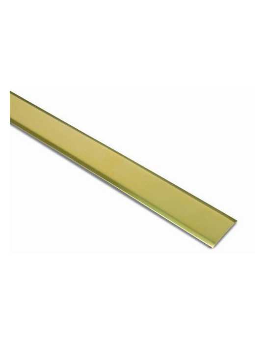 Tapajuntas Moqueta Adhesivo 35MMX100CM Latón [LOTE DE 2 Unidades] BRINOX