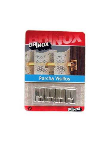 Percha Pequeño Inoxidable-Plata (DISPLAY-4) B50060P [LOTE DE 10 Unidades] BRINOX