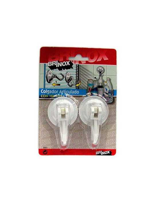 Colgador Articulado con Ventosa 44 (DISPLAY-2) [LOTE DE 10 Unidades] BRINOX