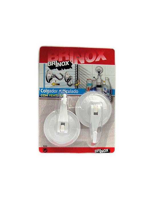 Colgador Articulado con Ventosa 53 (DISPLAY-2) [LOTE DE 8 Unidades] BRINOX
