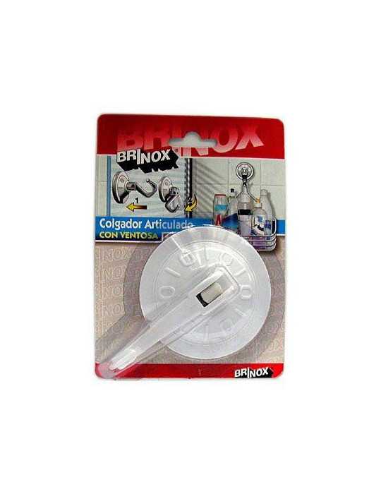 Colgador Articulado con Ventosa 78 (DISPLAY-1) [LOTE DE 10 Unidades] BRINOX