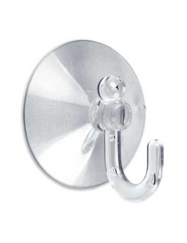 Ventosa Gancho Plástico 50 mm (BL 2) B50920H [LOTE DE 14 Unidades] BRINOX