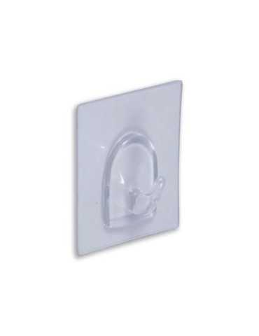Percha Removible Base 61X48 mm Transparente BL-1 [LOTE DE 10 Unidades] BRINOX