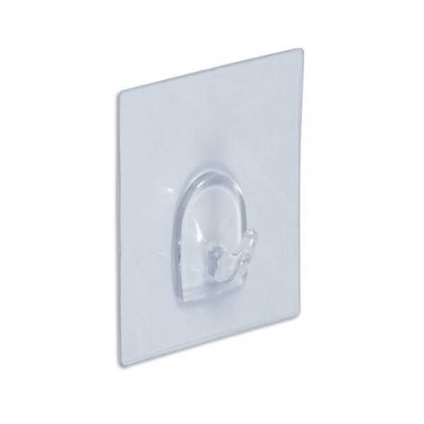 Percha Removible Base 80X62 mm Transparente BL-1 [LOTE DE 8 Unidades] BRINOX