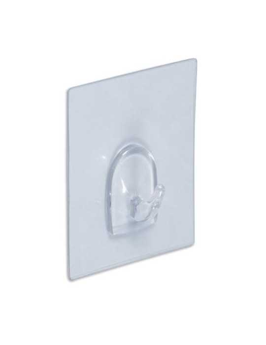 Percha Removible Base 80X62 mm Transparente BL-1 [LOTE DE 8 Unidades] BRINOX
