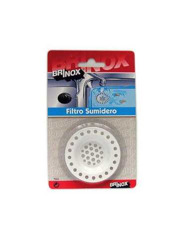 Filtro Sumidero Mediano Blanco (DISPLAY-1) B70040D [LOTE DE 14 Unidades] BRINOX